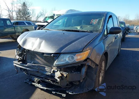 2015 Honda Odyssey Lx z USA, uszkodzony, nr VIN 5FNRL5H28FB122116